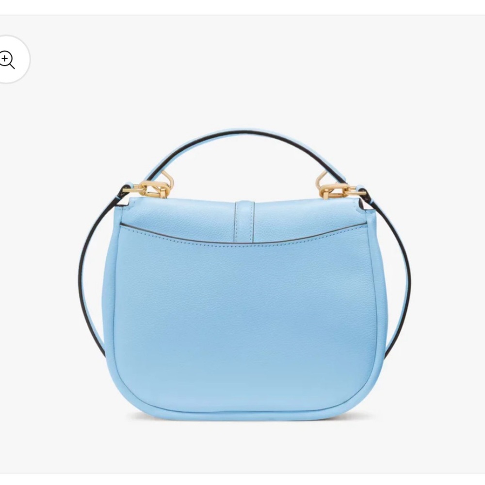 NWT Kate Spade Kayla Saddle Crossbody Bag in Montauk Blue - Picture 4 of 6